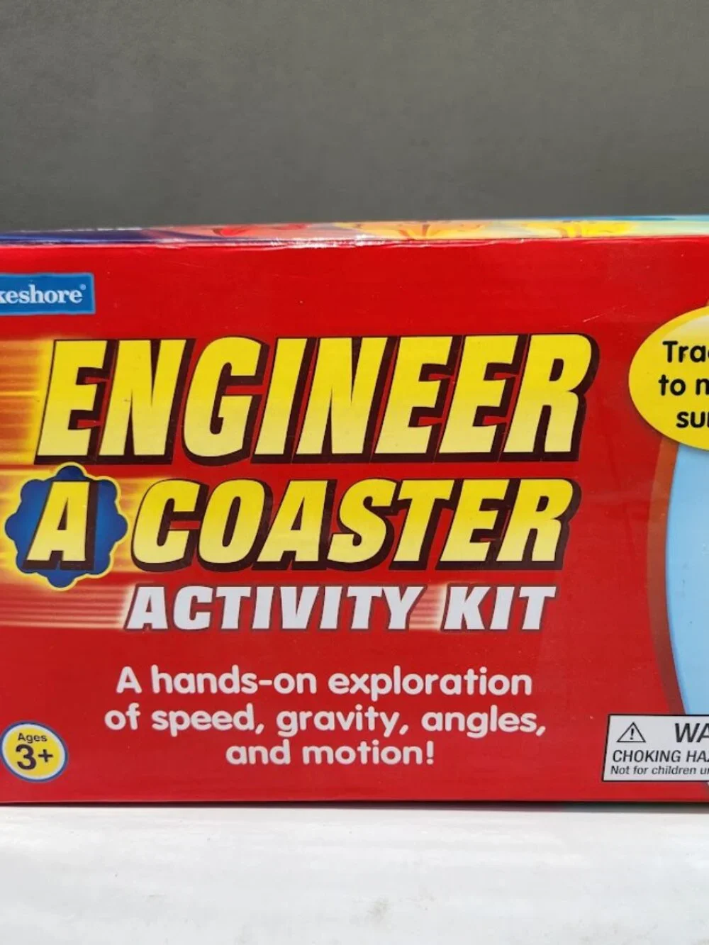 Lakeshore Engineer-A-Coaster Activity Kit LL570 Roller Coaster STEM Toy Magnetic
